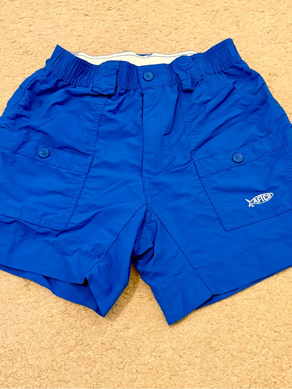 AFTCO Blue Men's Cargo Swim Shorts